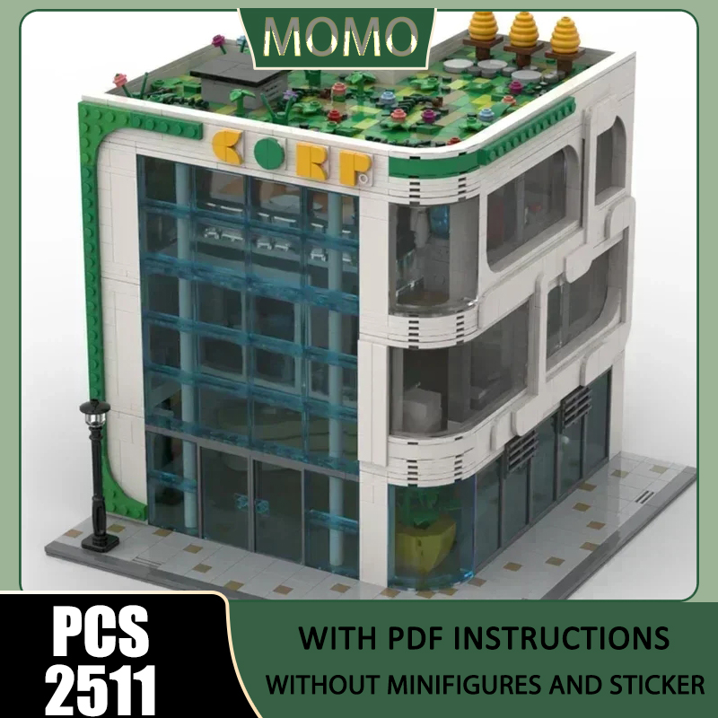 Office Technology - Sokak Görünümü Modeli Moc Yapı Tuğlaları