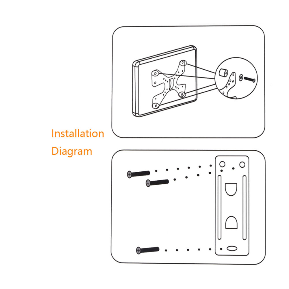 TV Duvar Montaj Braketi Düz Pa - Flat Panel Mount Tilt incelemesi ve fiyatı
